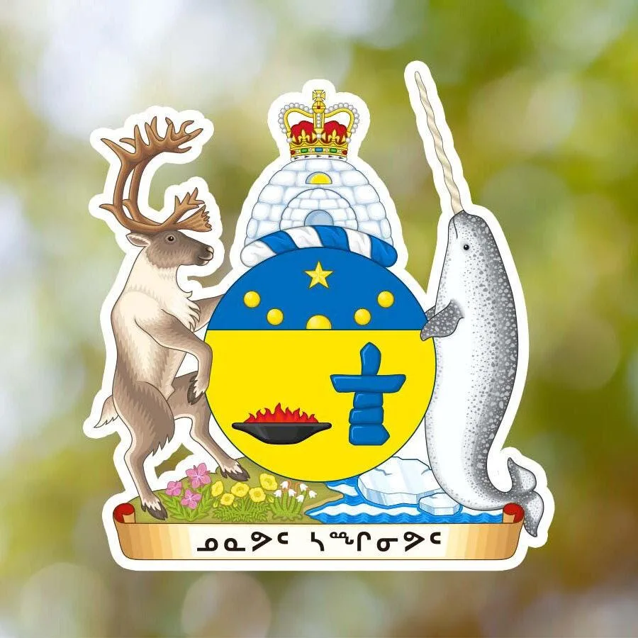 Canada Nunavut Coat Of Arms Sticker