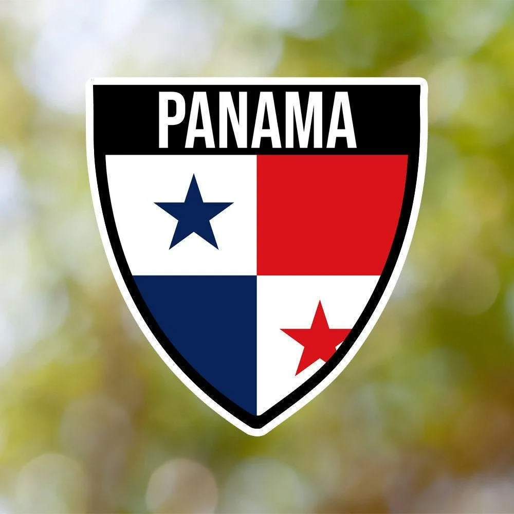 Panama Shield Sticker