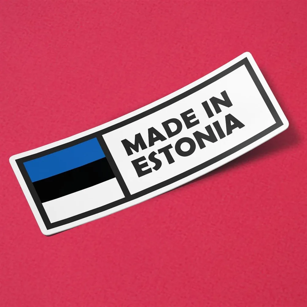 Made in Estonia Sticker