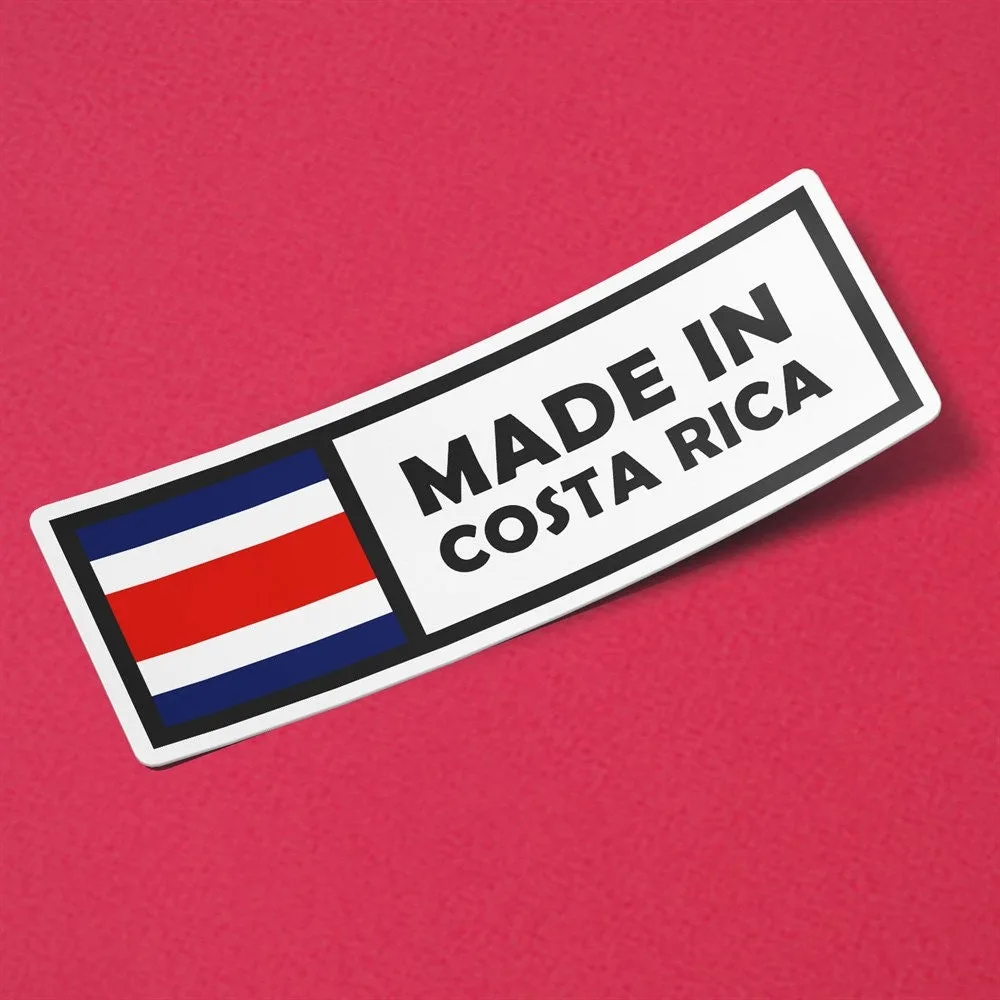 Made in Costa Rica Sticker