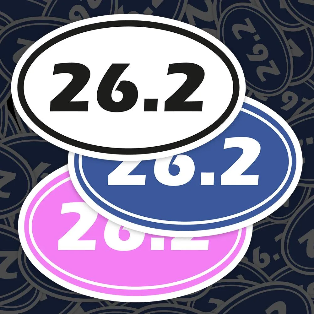 26.2 Marathon Sticker