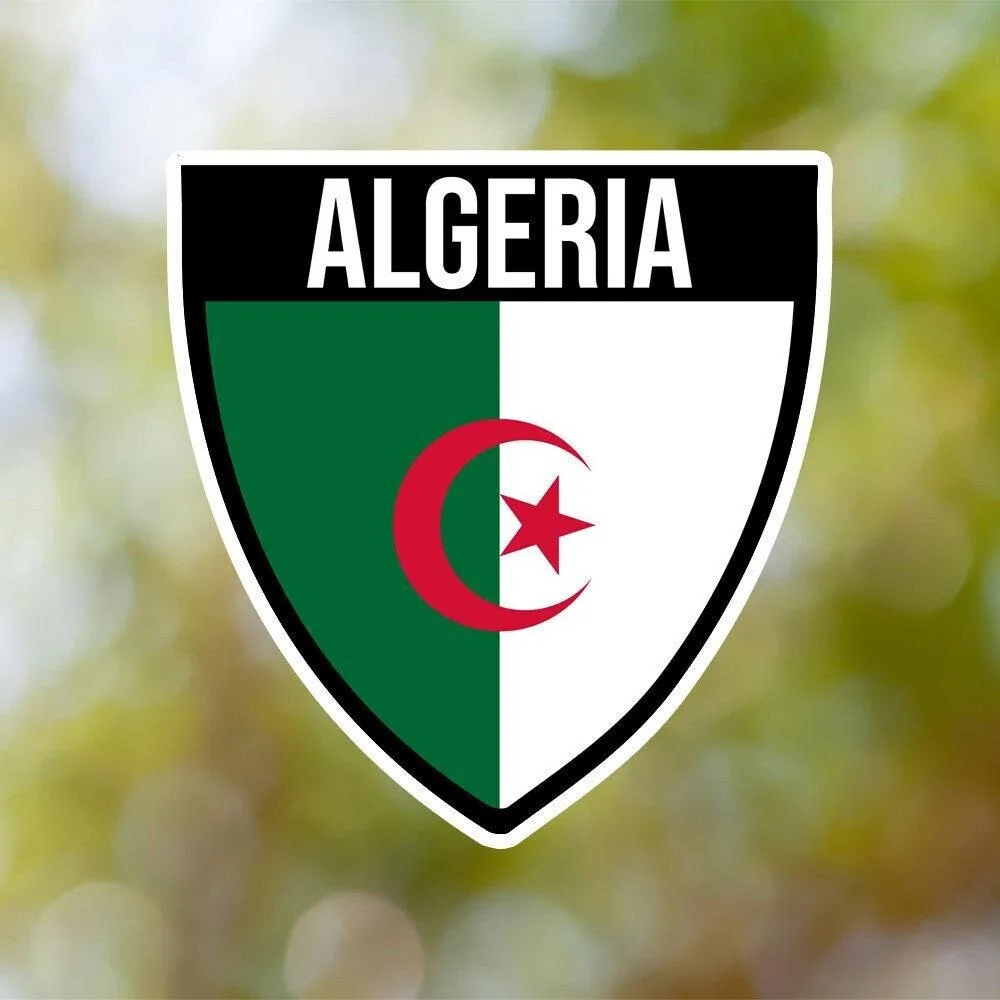 Algeria Shield Sticker