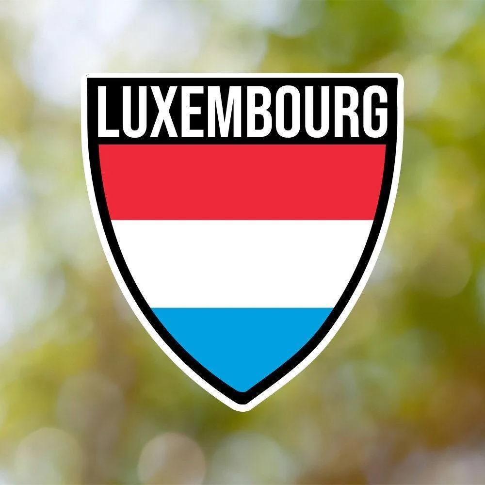 Luxembourg Shield Sticker