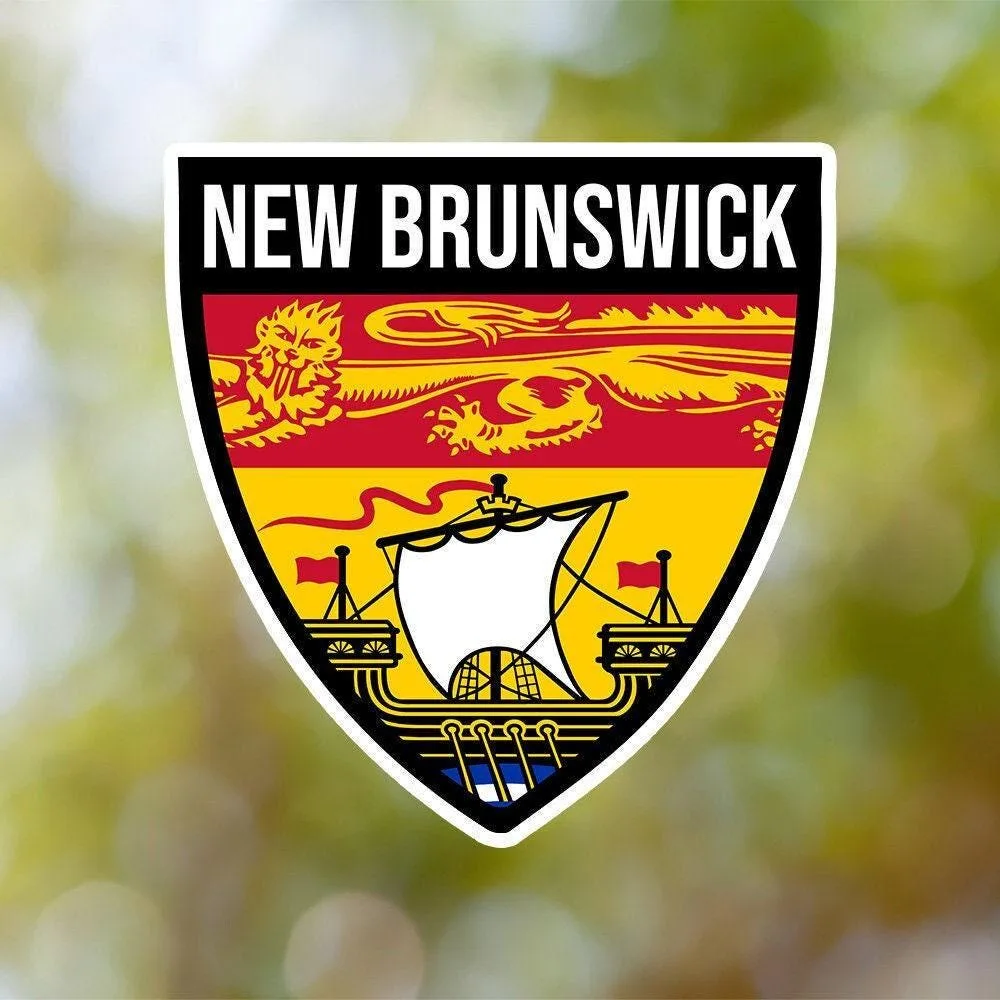 New Brunswick Shield Sticker