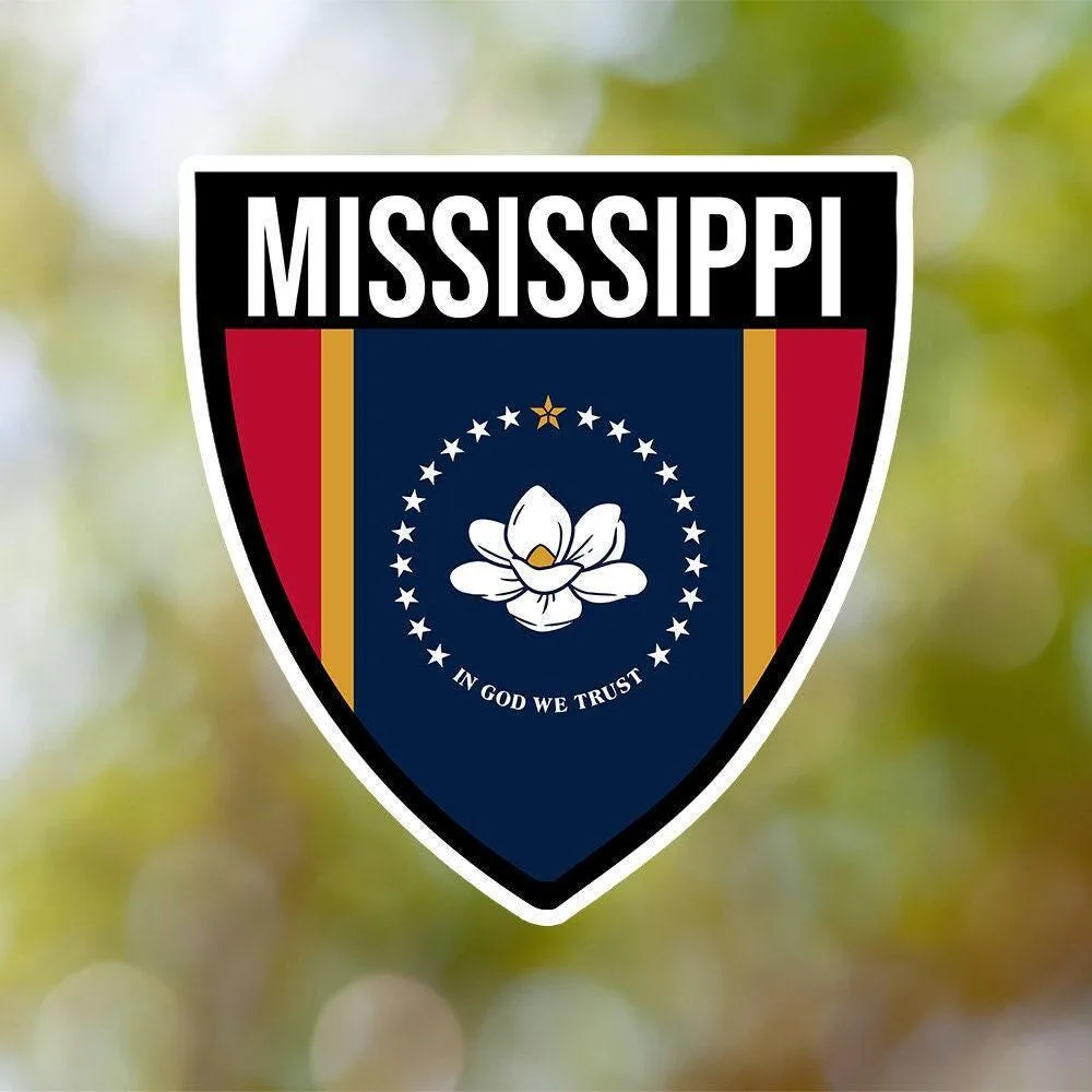 Mississippi Shield Sticker