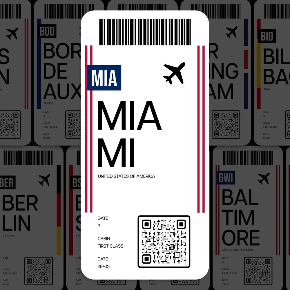 MIA Miami Airport Sticker