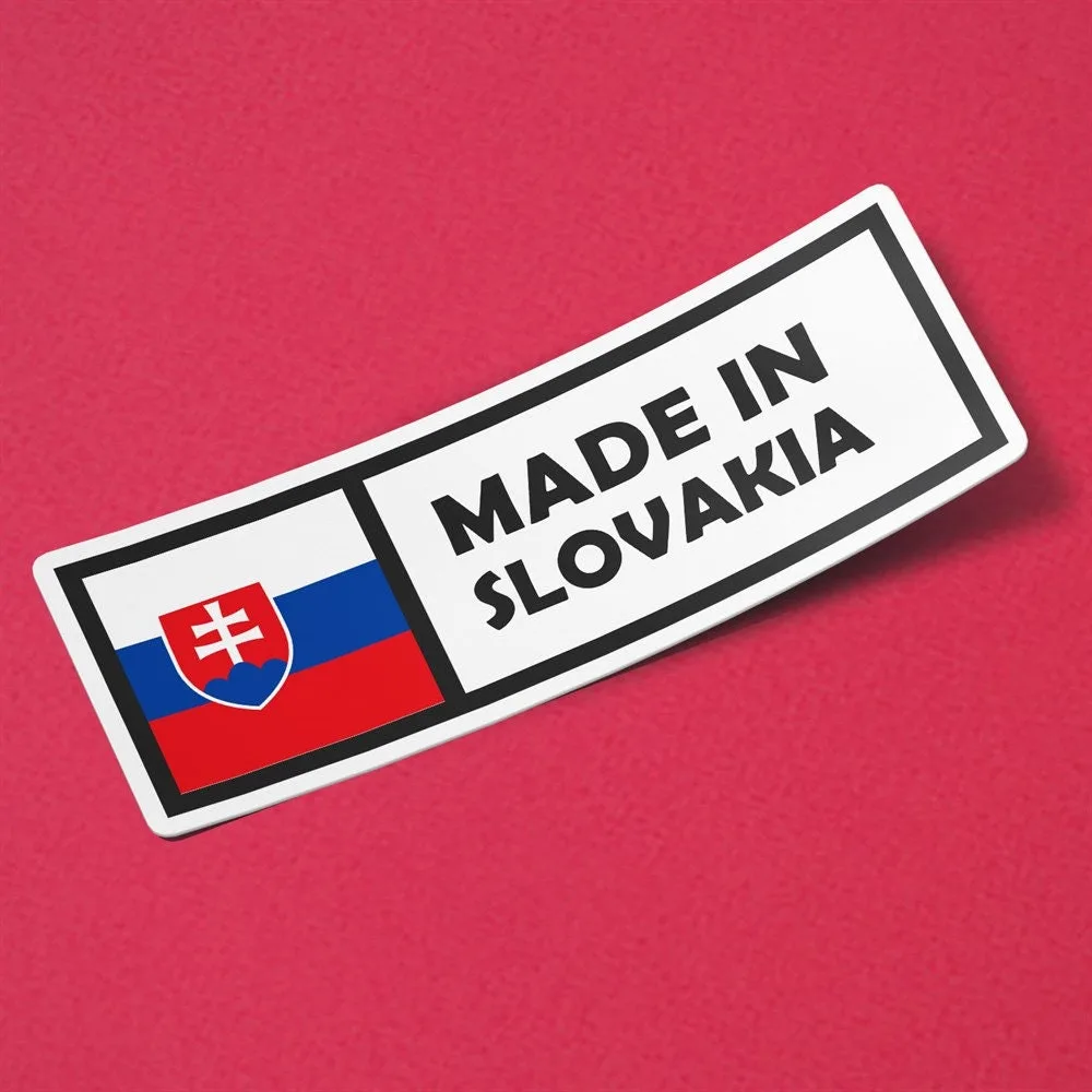 Made in Slovakia Sticker