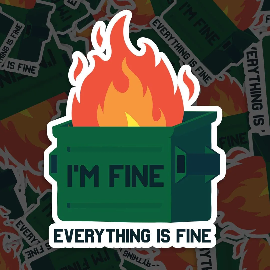 I'm Fine Sticker