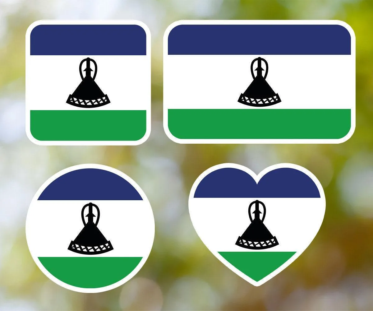 Lesotho Geometric Sticker