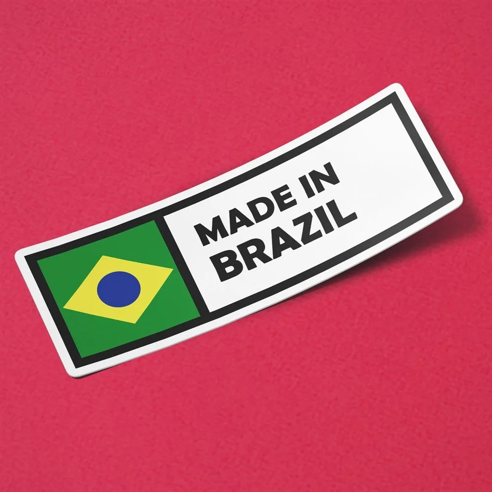 Made in Brazil Sticker