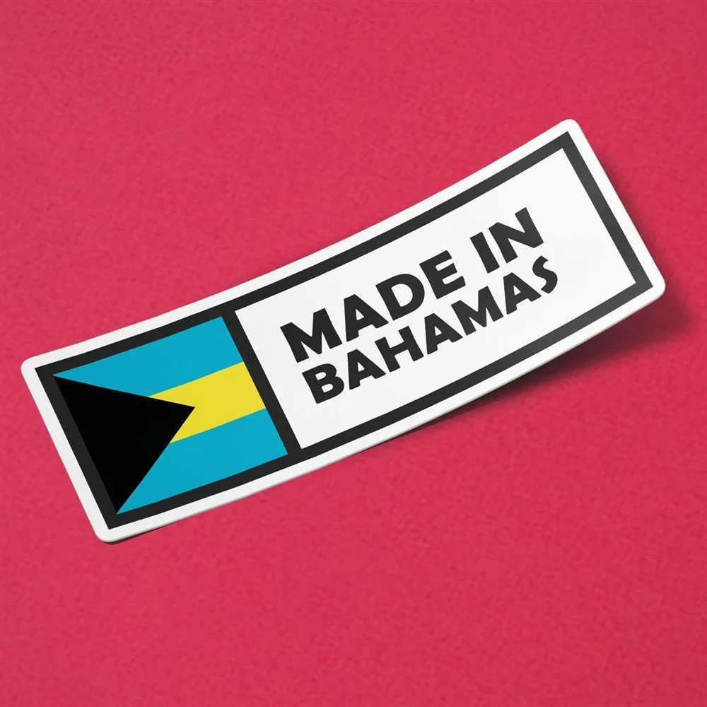Made in Bahamas Sticker