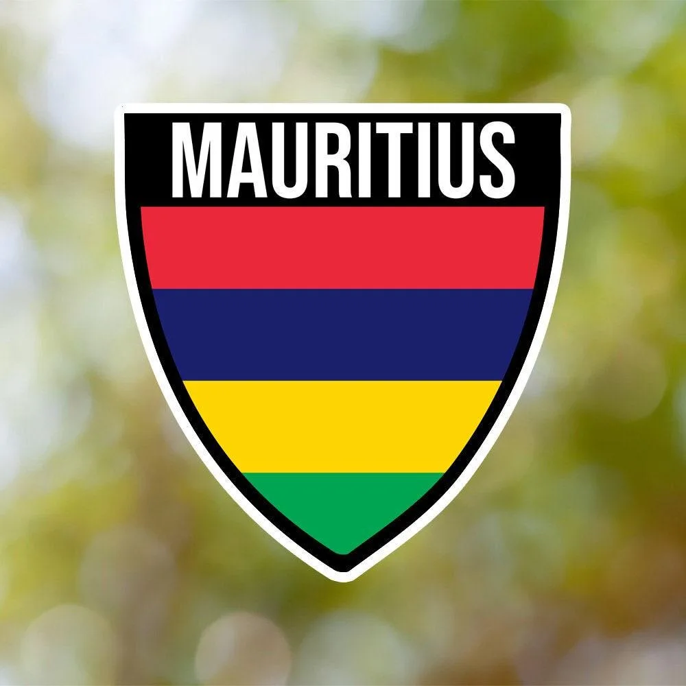 Mauritius Shield Sticker