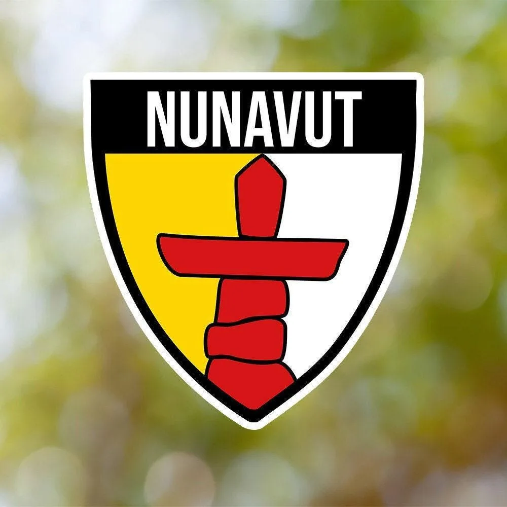 Nunavut Shield Sticker