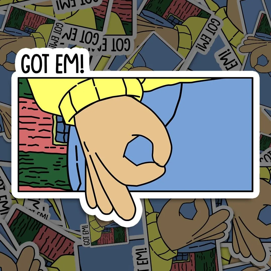 Got Em Meme Sticker