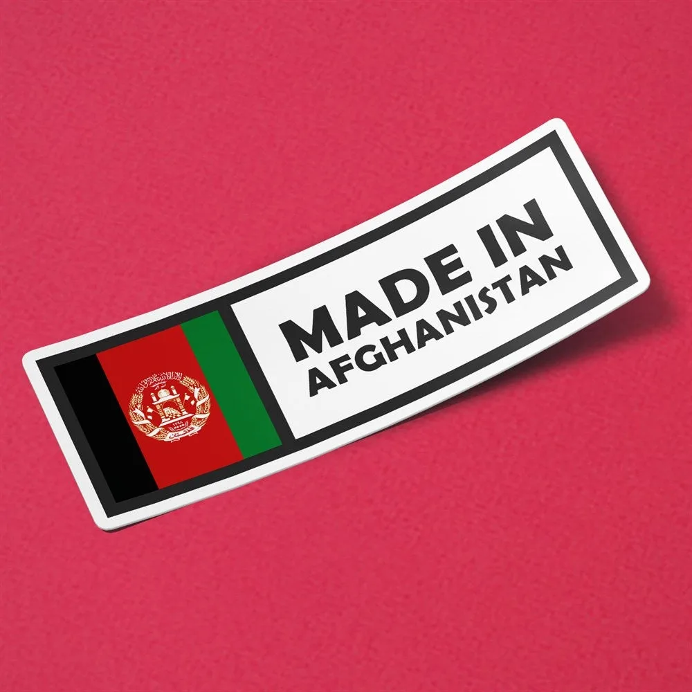 Made in Afghanistan Sticker