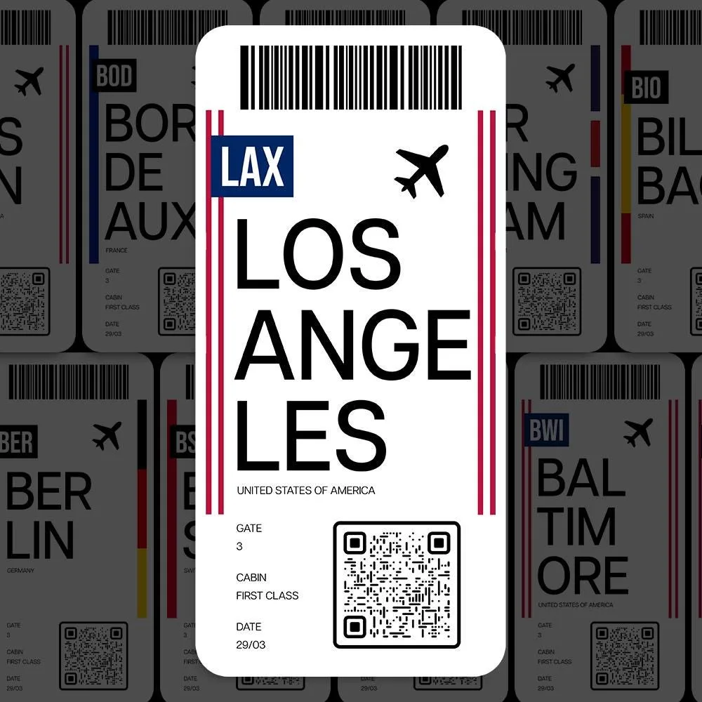 LAX Los Angeles Airport Sticker