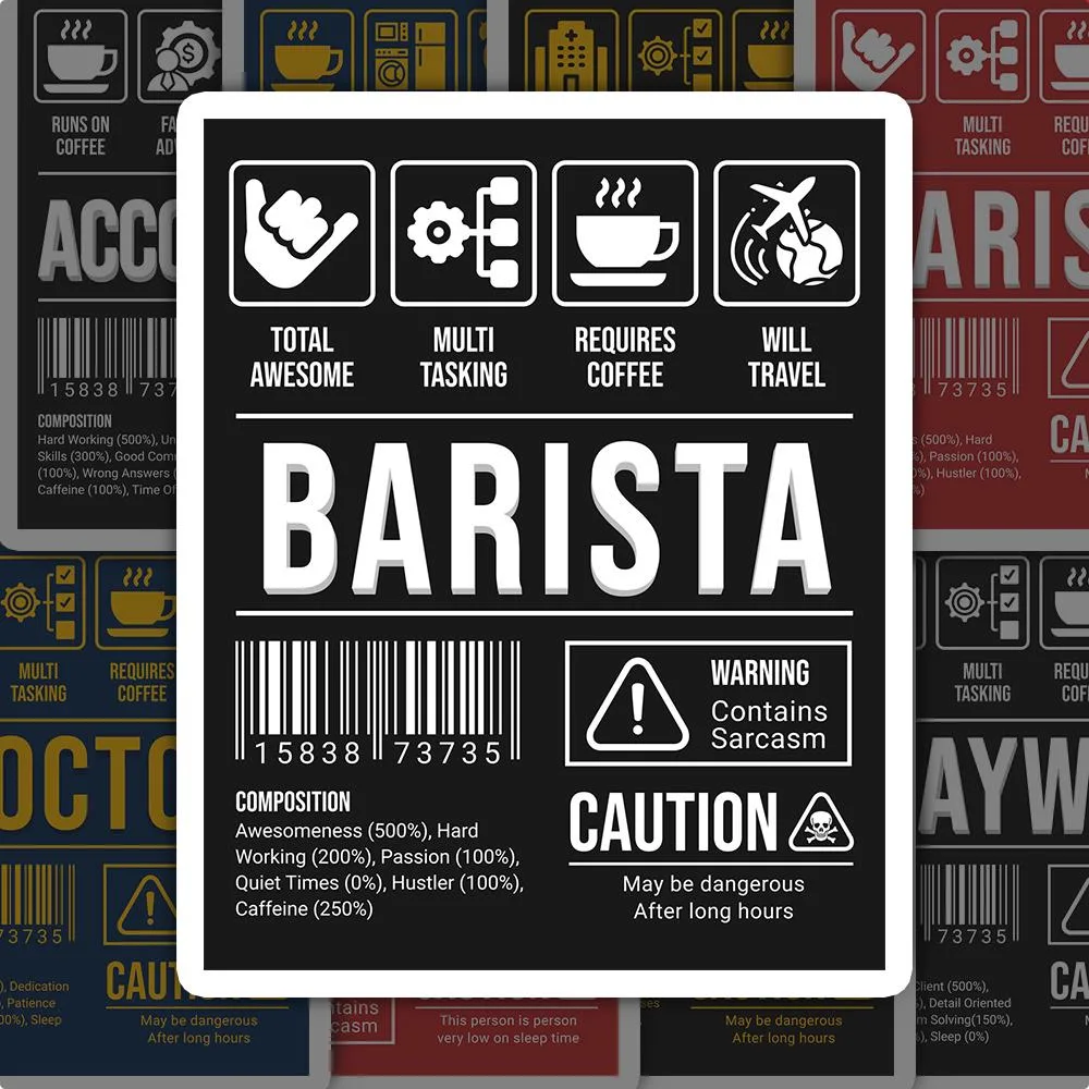 Barista Sticker
