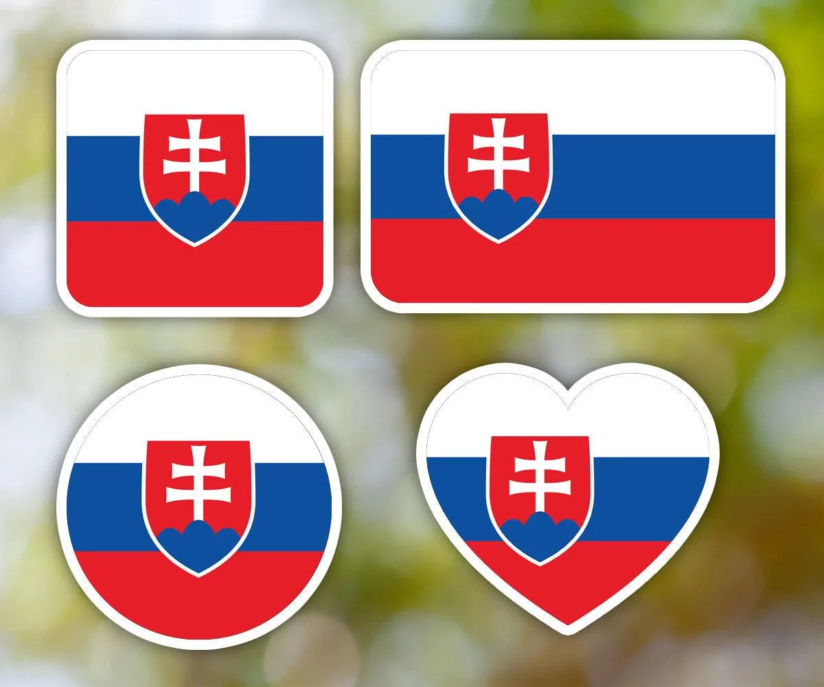 Slovakia Geometric Sticker