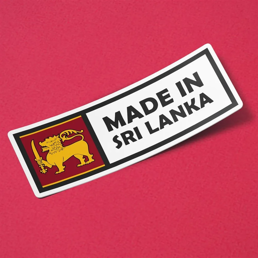 Made in Sri Lanka Sticker