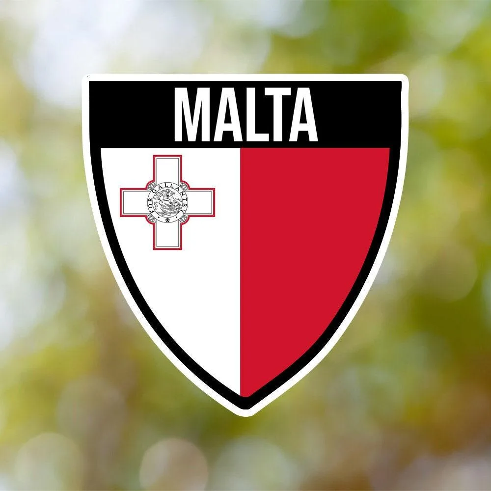 Malta Shield Sticker
