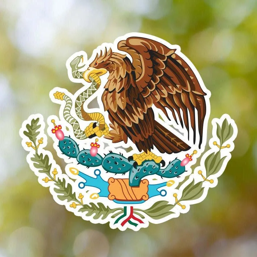 Mexico Coat Of Arms Sticker