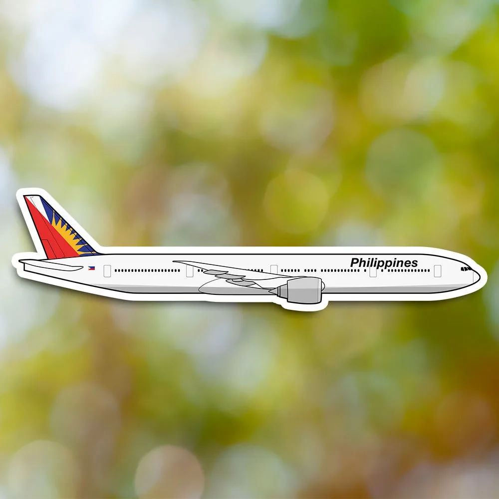 Boeing 777 Philippine Airlines Sticker