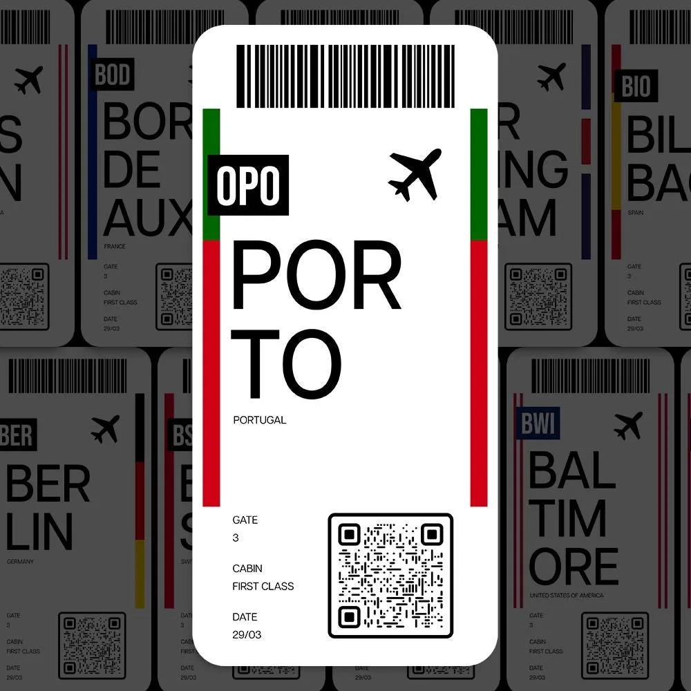 OPO Porto Airport Sticker