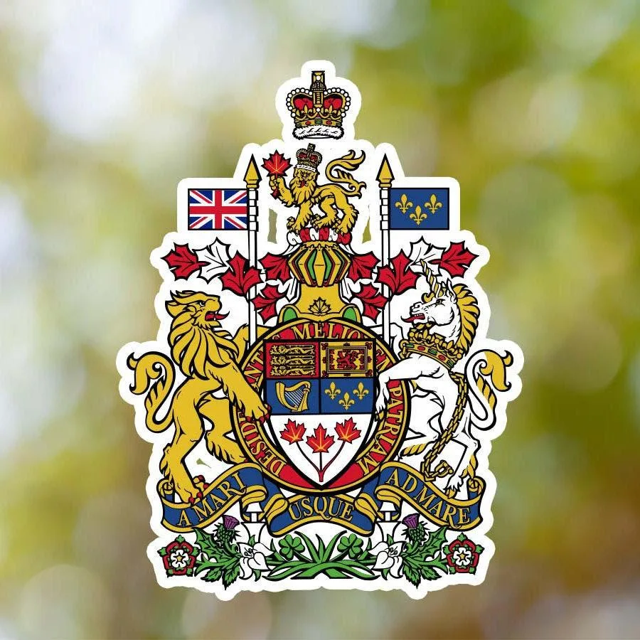 Canada Coat Of Arms Sticker