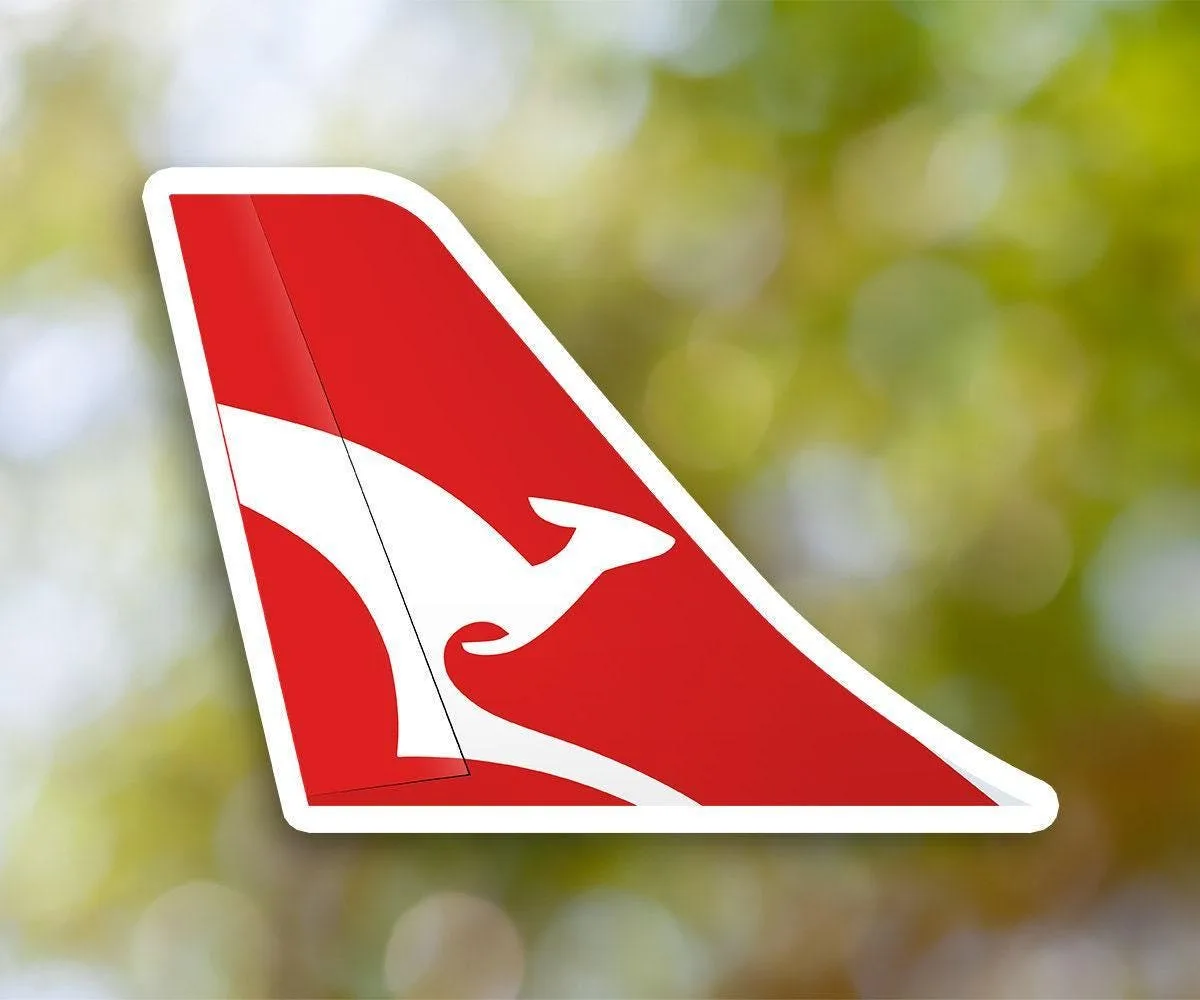Qantas Tailplane Sticker
