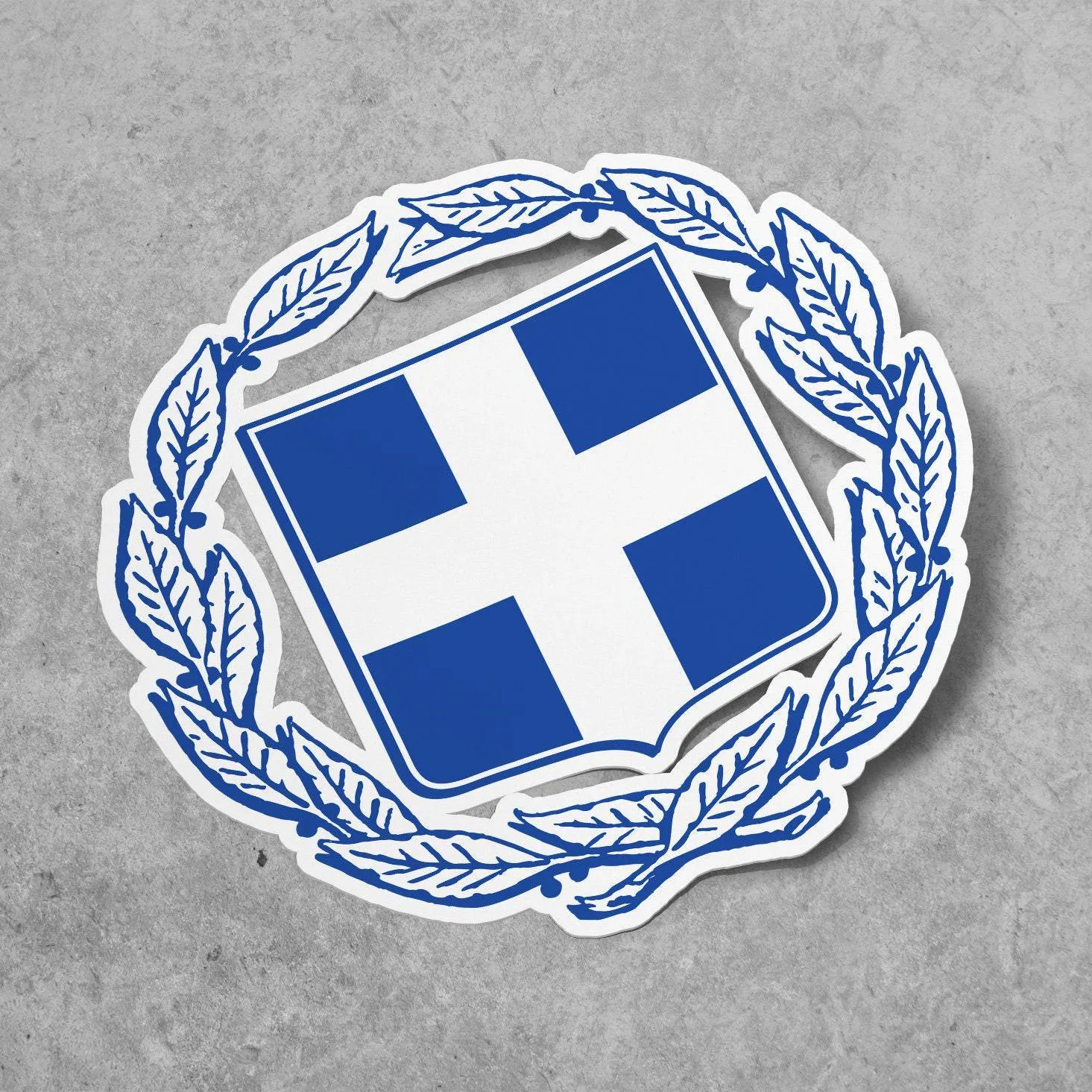 Greece Coat Of Arms Sticker