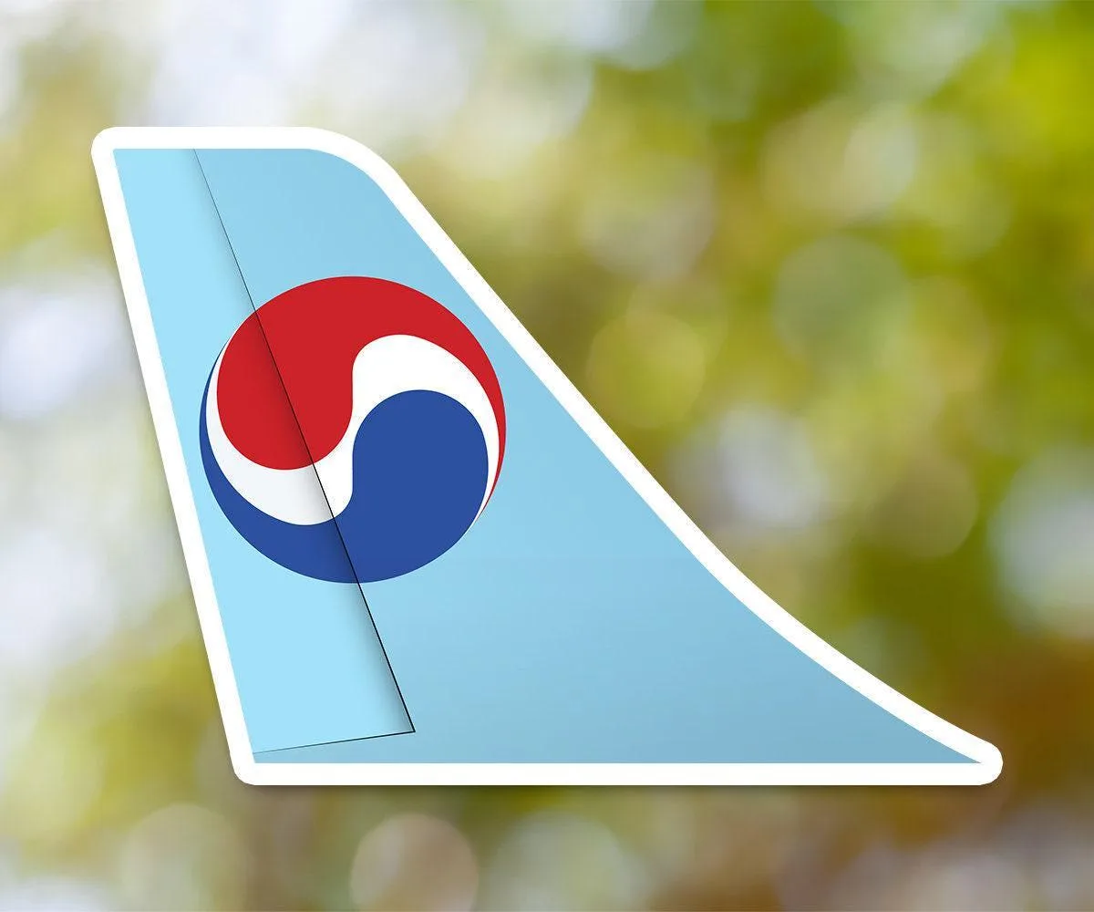 Korean Air Tailplane Sticker