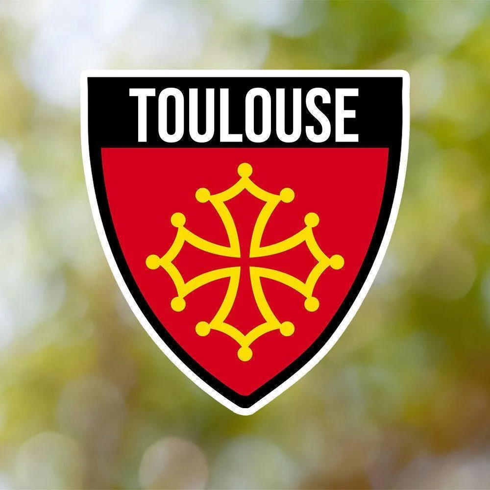 Toulouse Shield Sticker