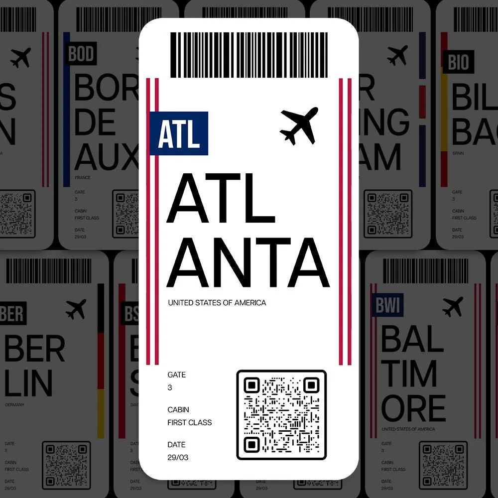 ATL Atlanta Airport Sticker