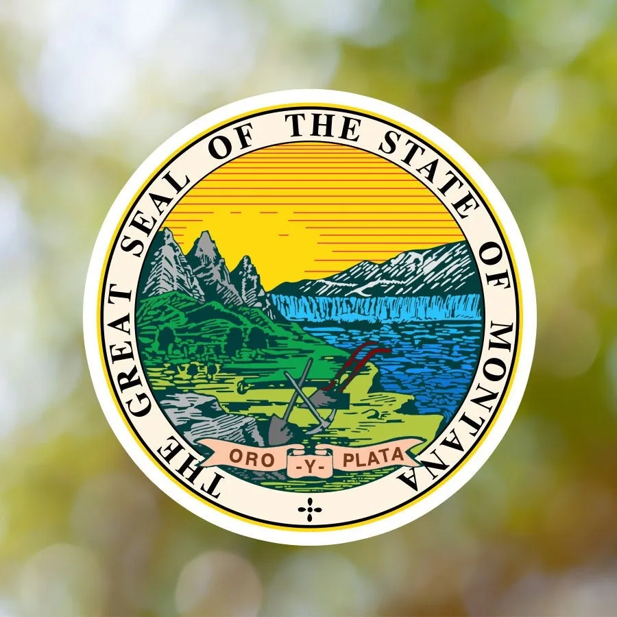 Montana State Seal Sticker