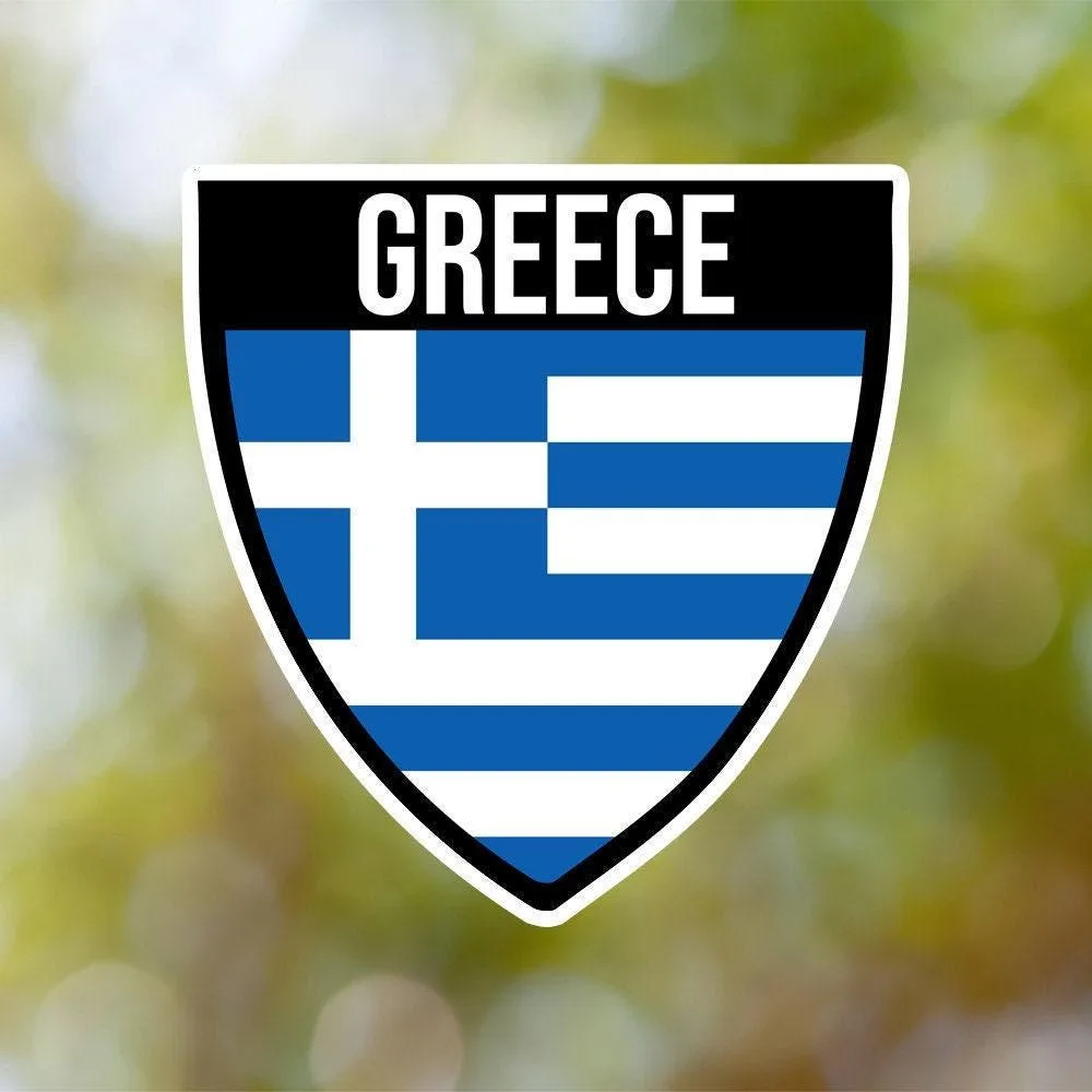 Greece Shield Sticker