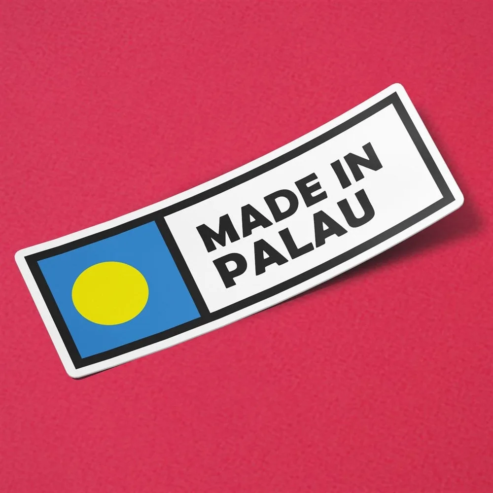 Made in Palau Sticker