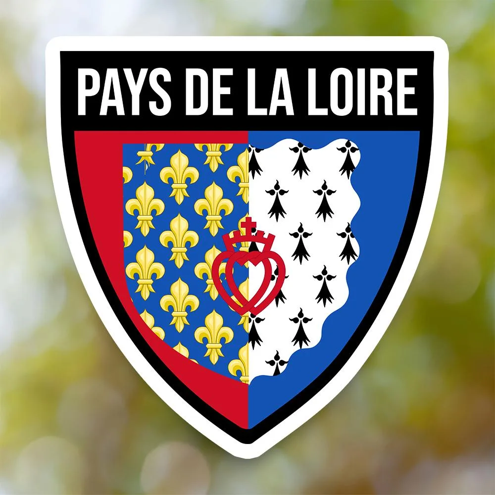 Pays De La Loire Shield Sticker