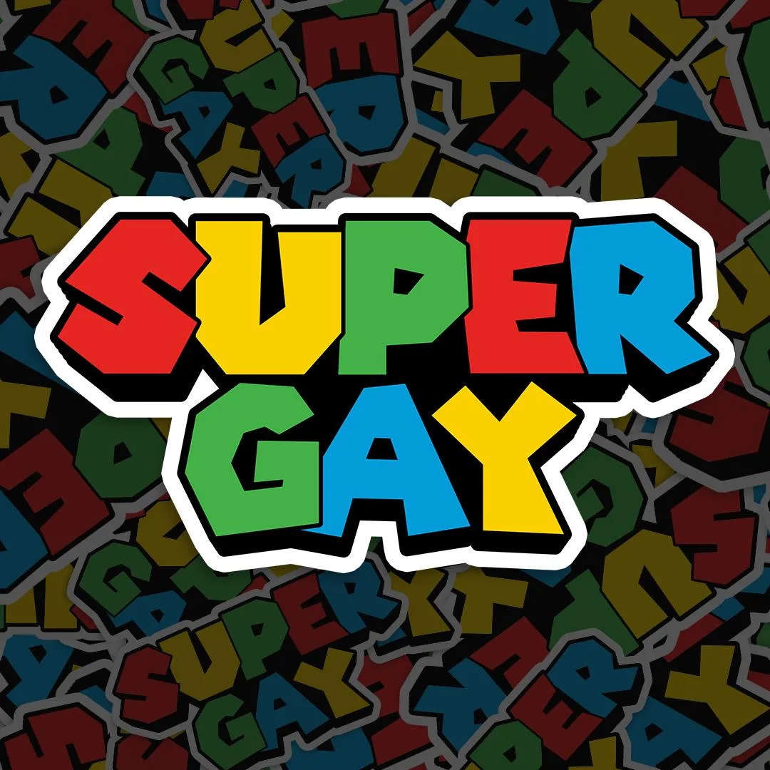 Super Gay Sticker
