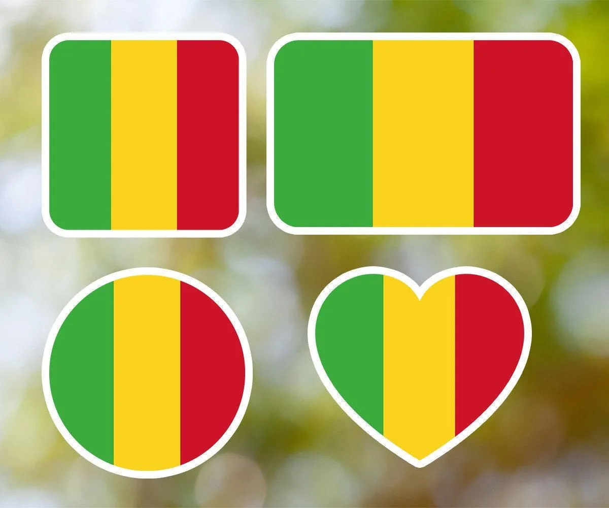 Mali Geometric Sticker