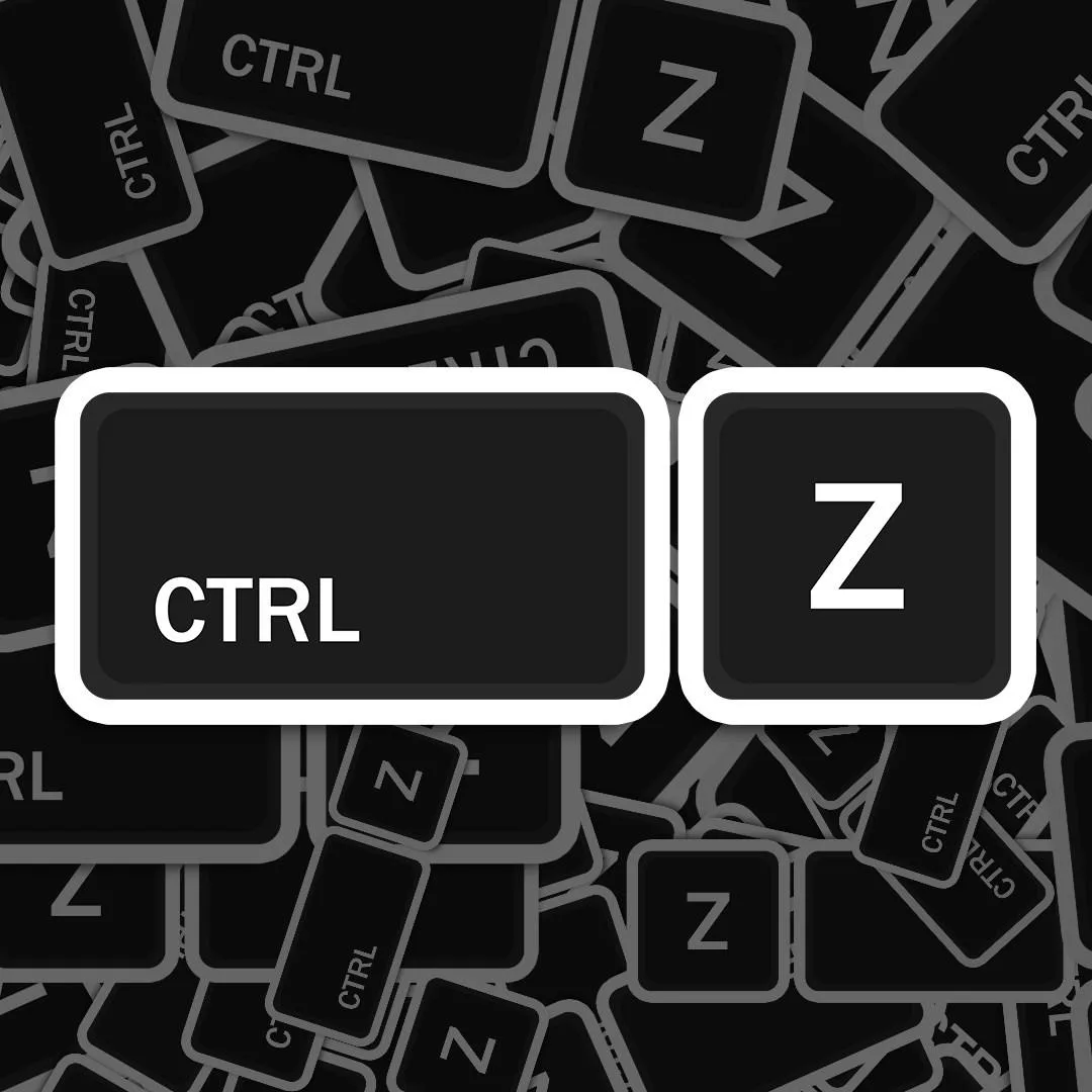 Ctrl-Z Sticker