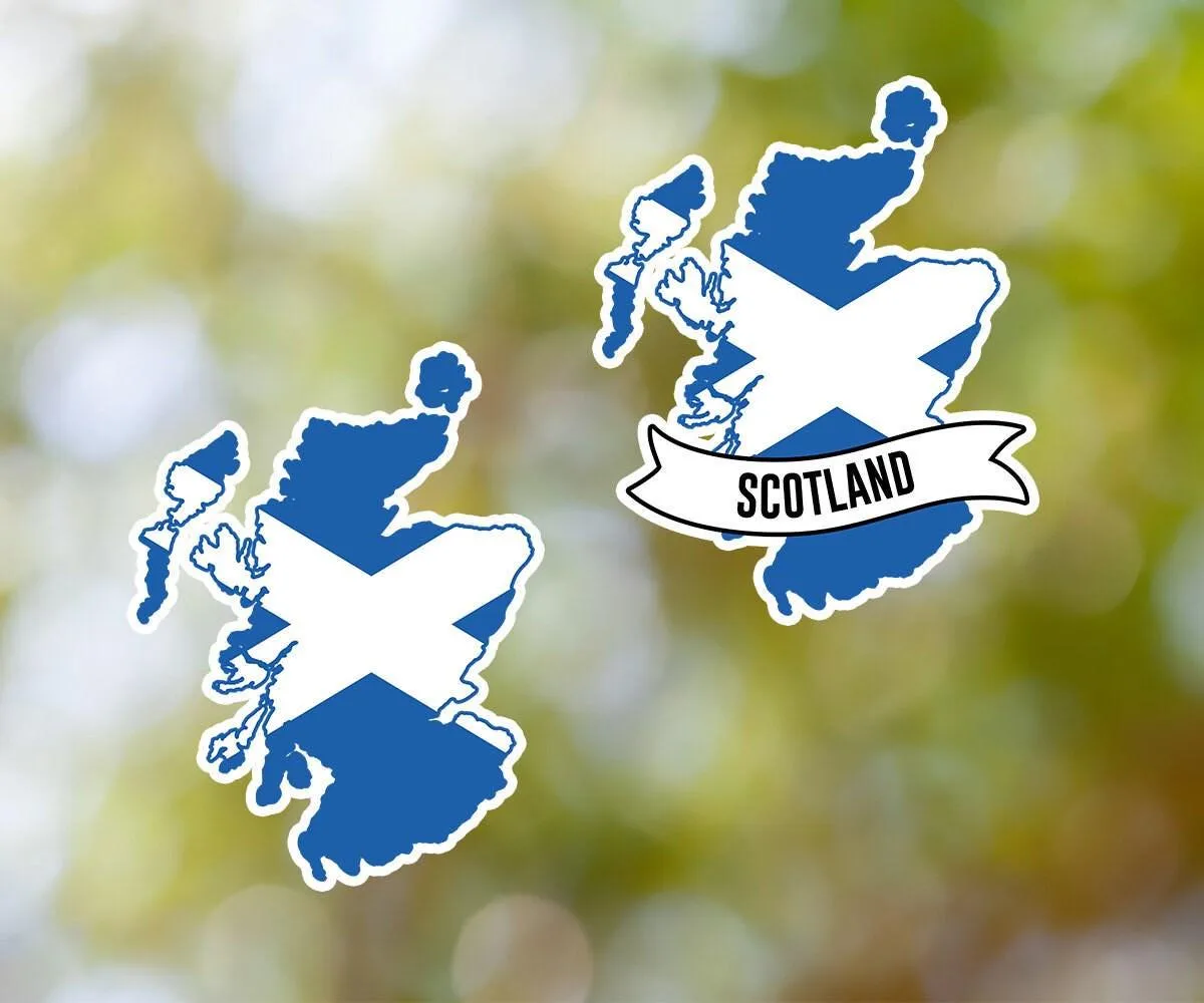 Scotland Country Shaped Sticker