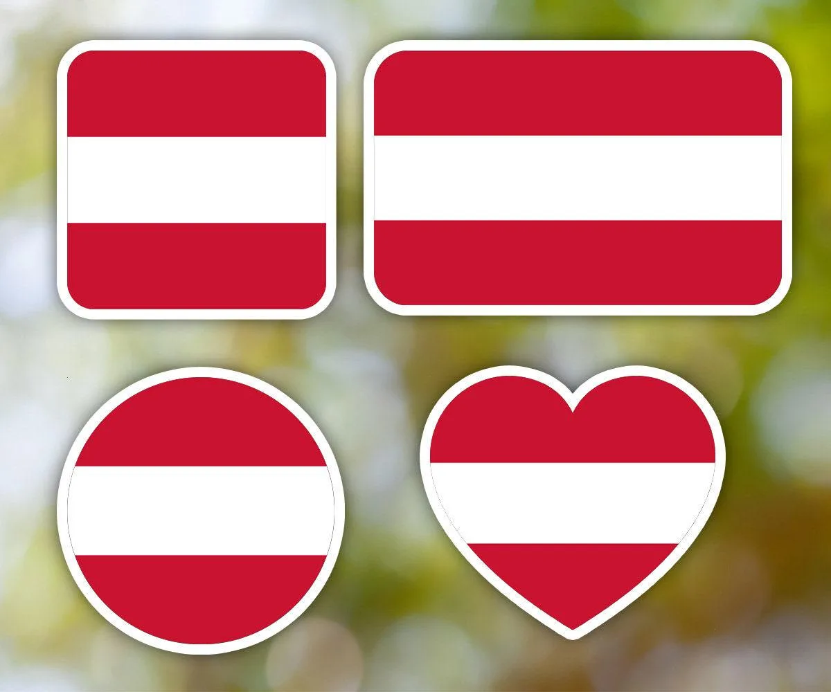 Austria Geometric Sticker