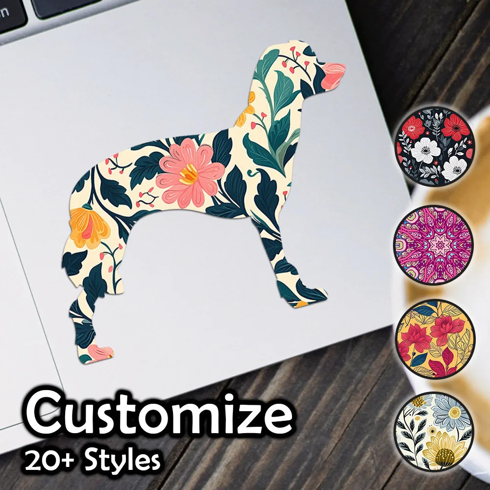 Chinese Crested Patterned Sticker