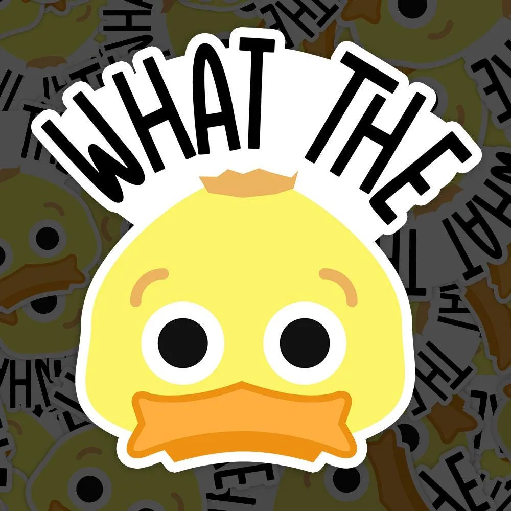 What the Duck Sticker