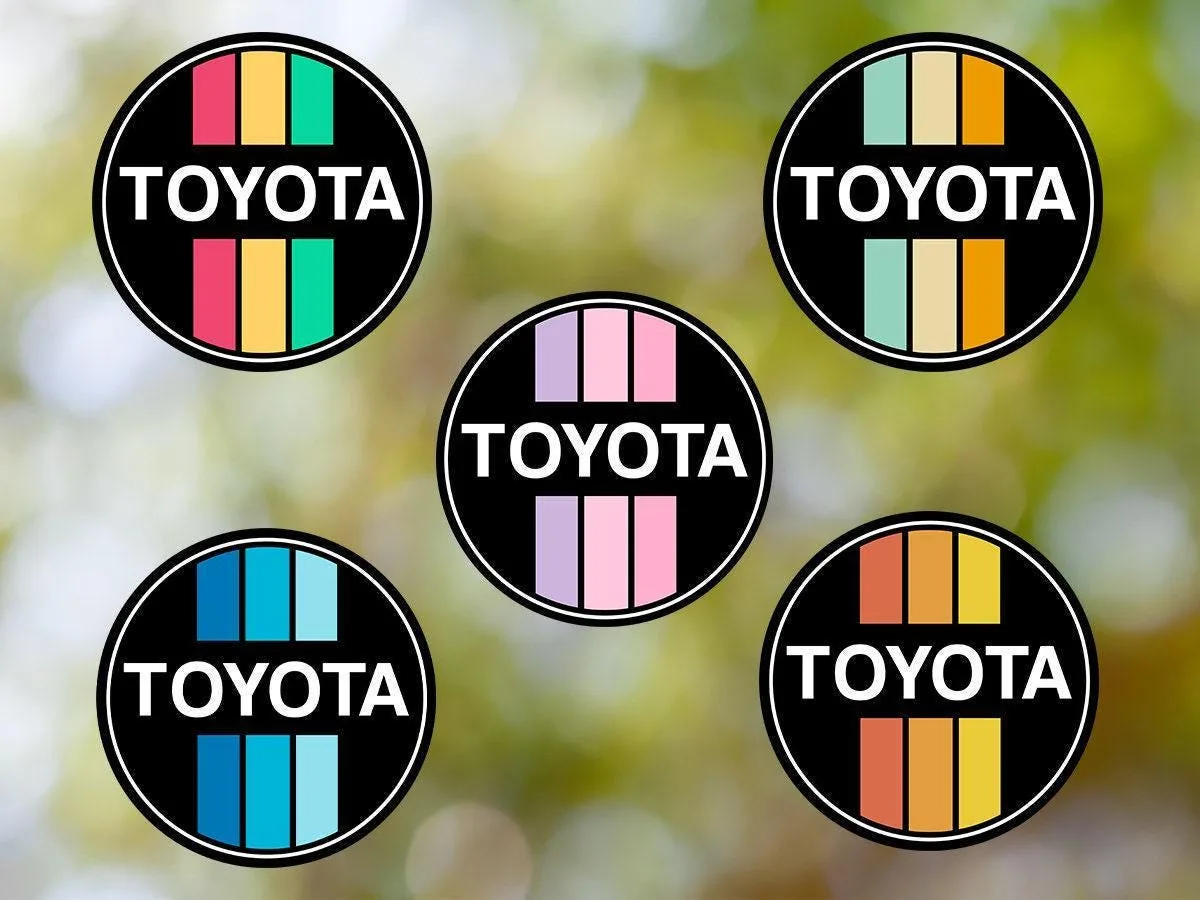 Toyota Vintage Circular Sticker