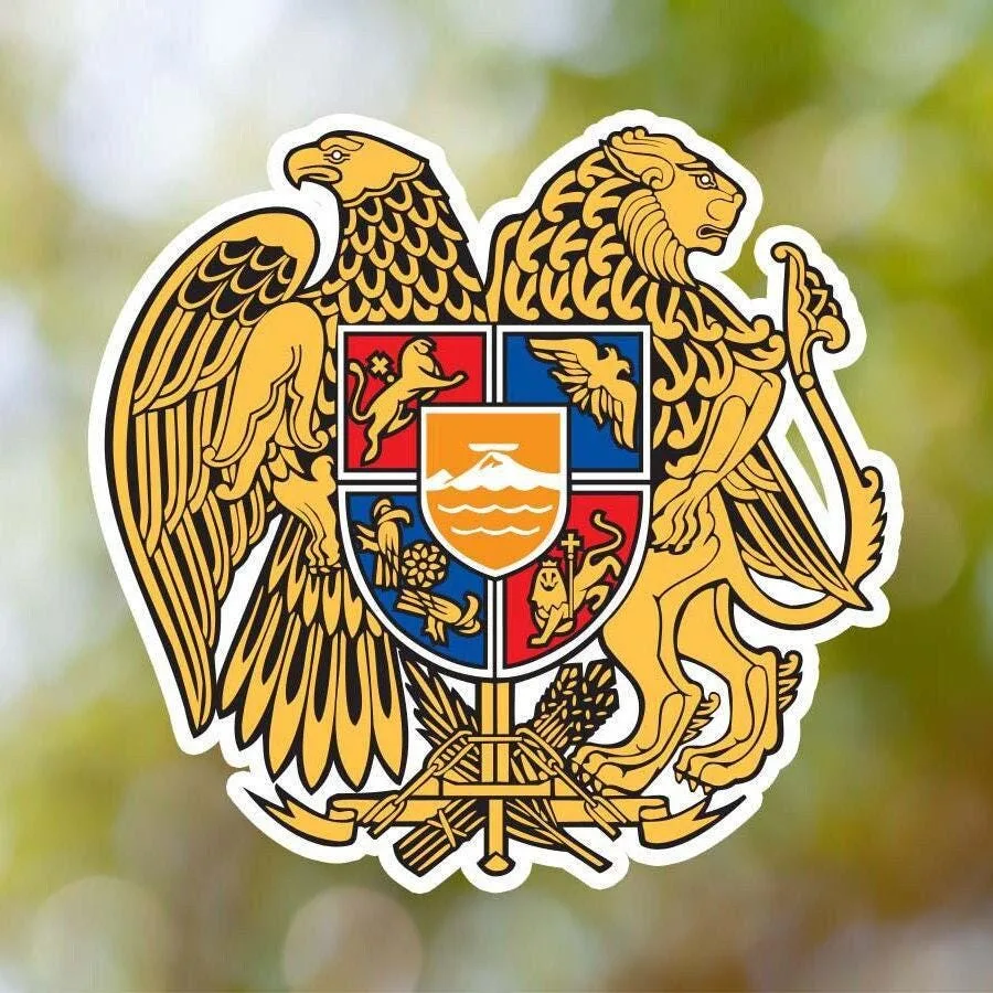 Armenia Coat of Arms Sticker