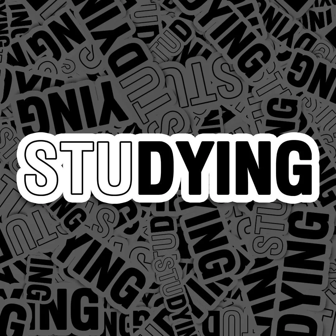 Studying Meme Sticker