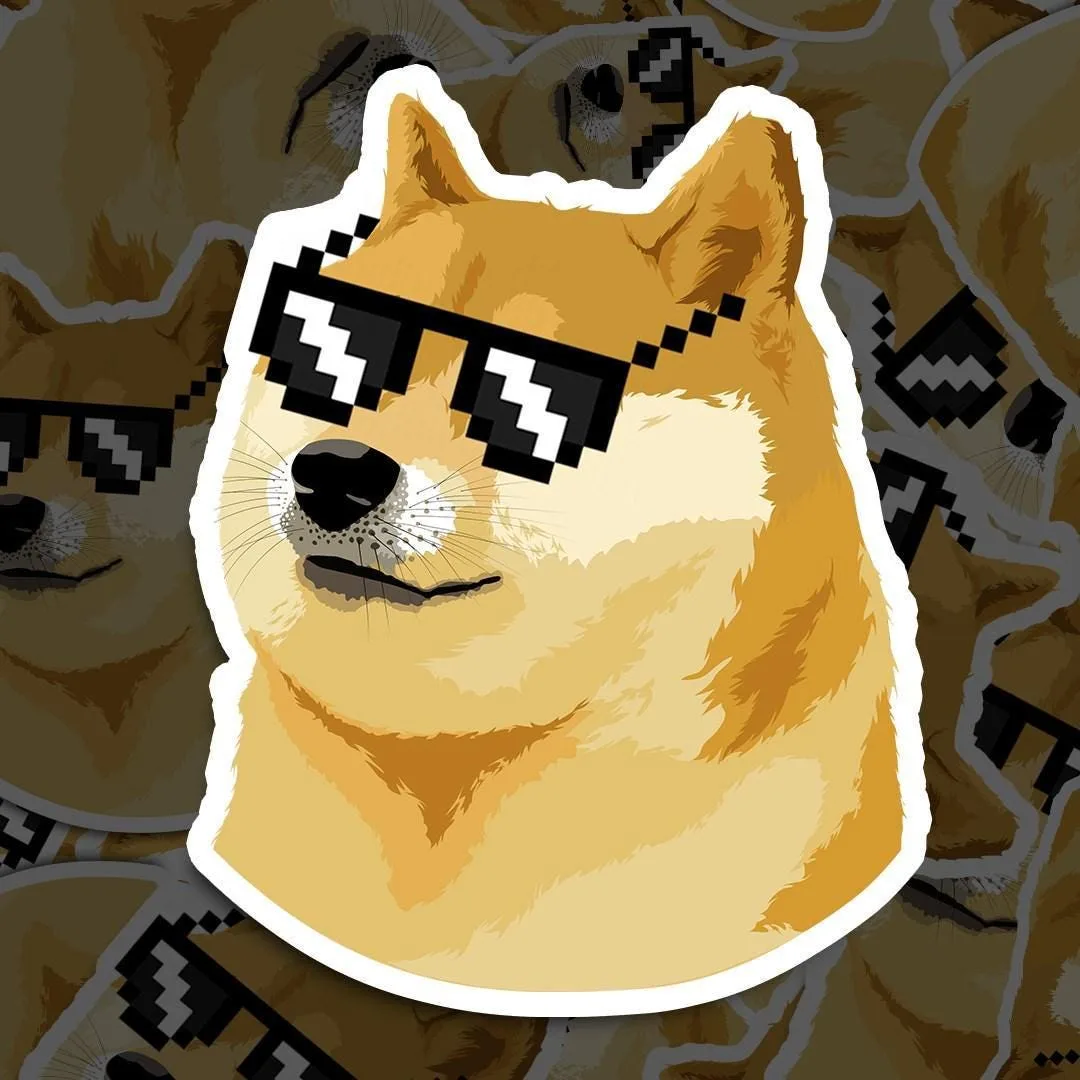 Cool Doge Sticker