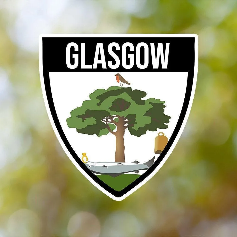 Glasgow Shield Sticker