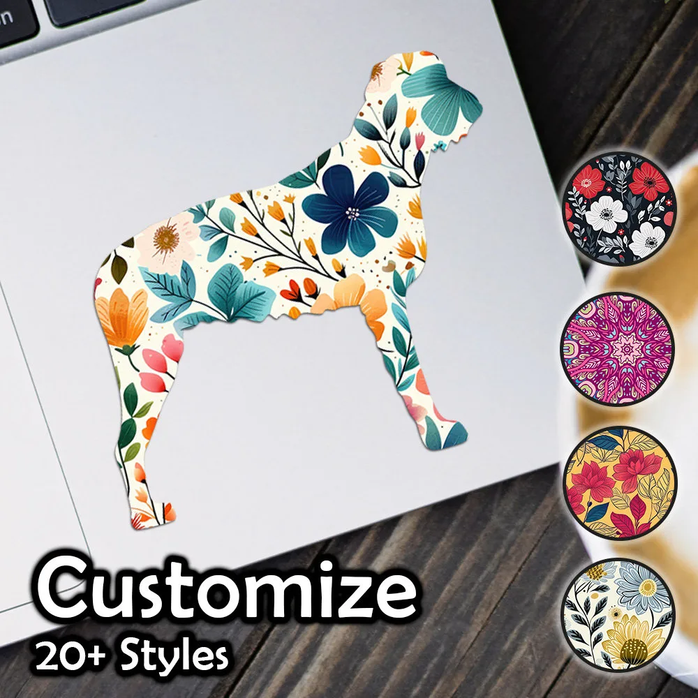 Irish Wolfhound Patterned Sticker